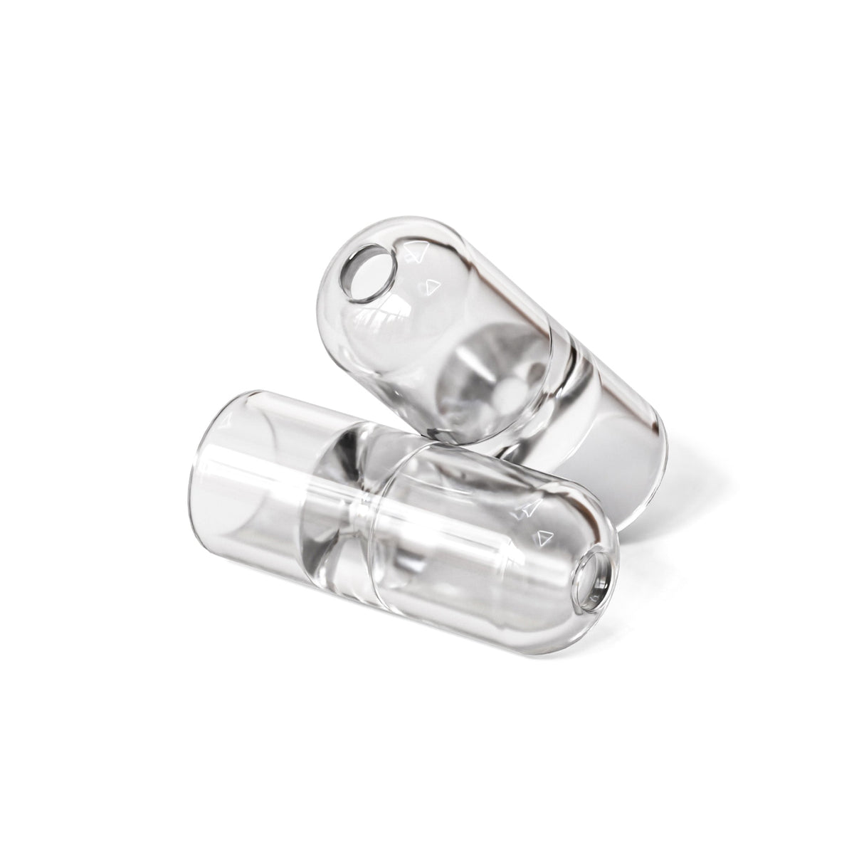 12mm Bullet Glass Filter Tips - Clear 175ct