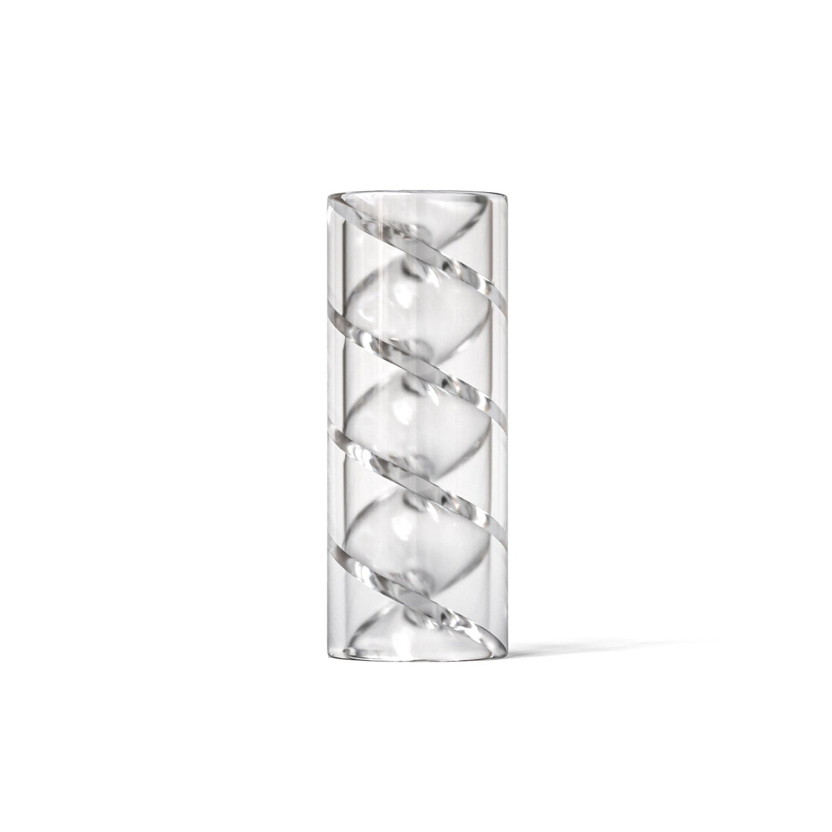 12mm Helix Noodle Glass Filter Tips - Clear 175ct