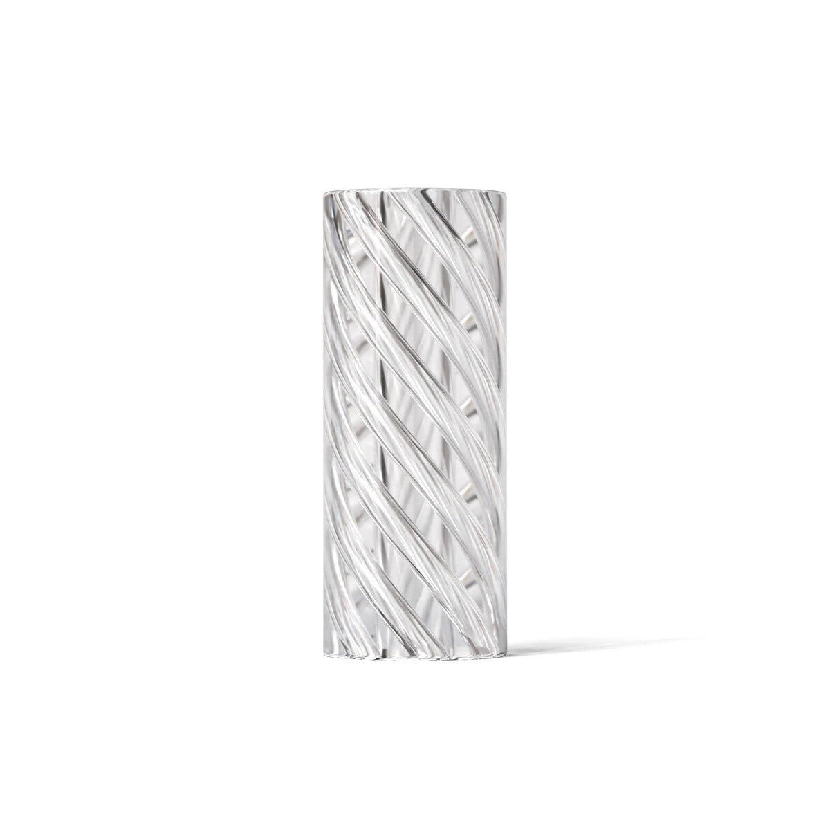 12mm Spiral Vortex Glass Filter Tips - Clear 175ct