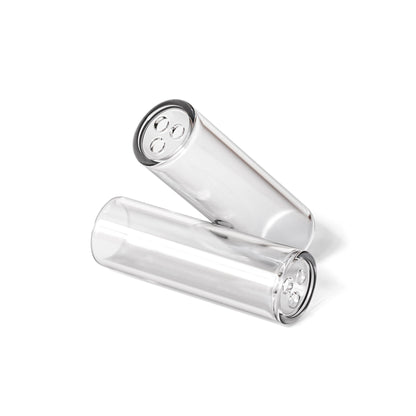 10mm Vented Round Glass Filter Tips - Clear 175ct