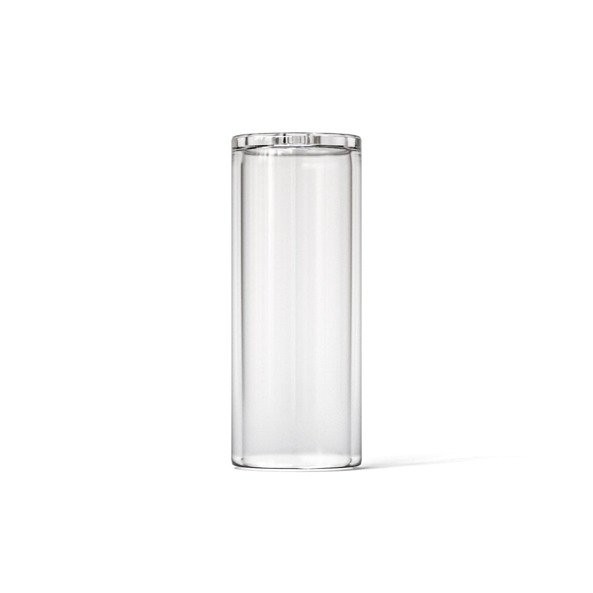 12mm Vented Round Glass Filter Tips - Clear 100ct