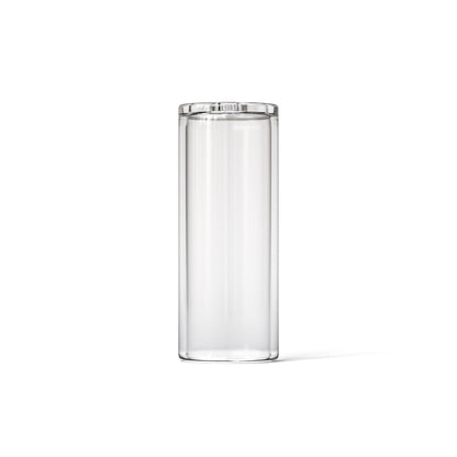 12mm Vented Round Glass Filter Tips - Clear 100ct