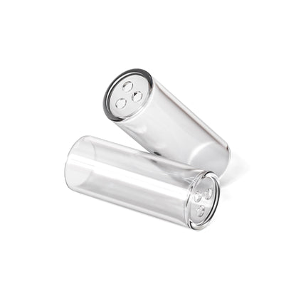12mm Vented Round Glass Filter Tips - Clear 100ct