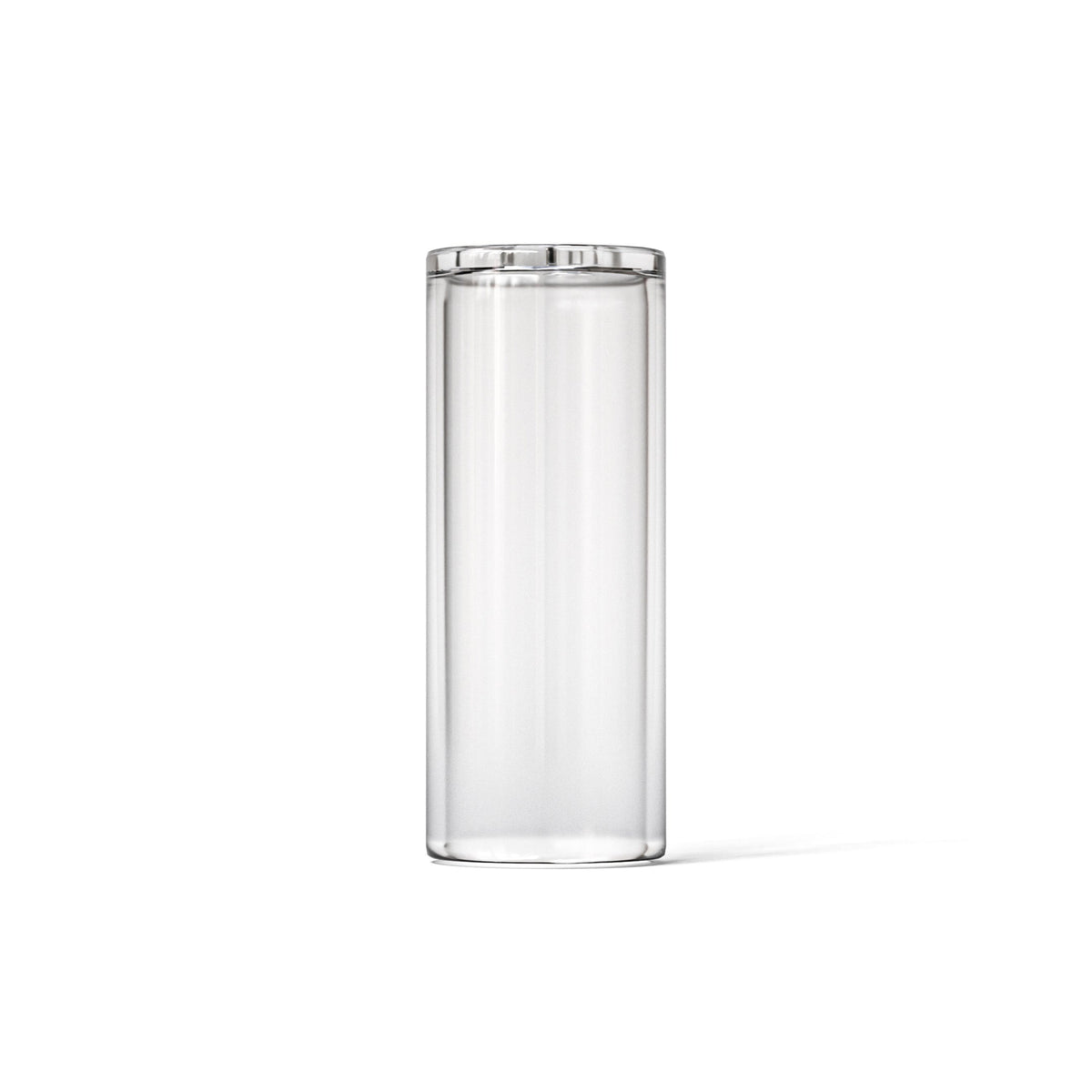12mm Vented Round Glass Filter Tips - Clear 100ct