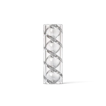 10mm Helix Noodle Glass Filter Tips - Clear 175ct