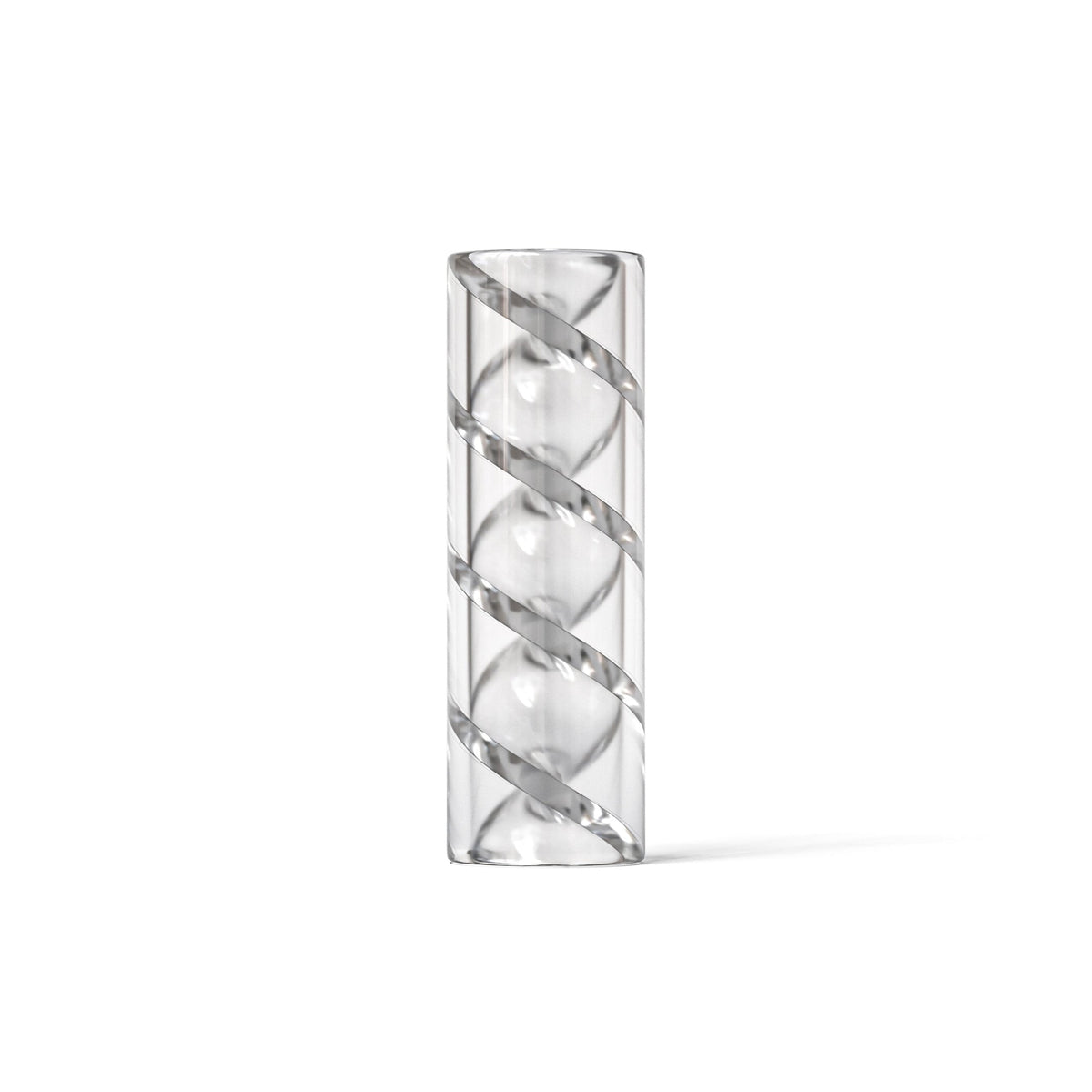 10mm Helix Noodle Glass Filter Tips - Clear 175ct
