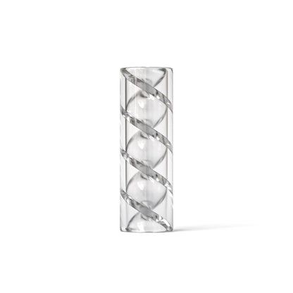 10mm Helix Noodle Glass Filter Tips - Clear 175ct