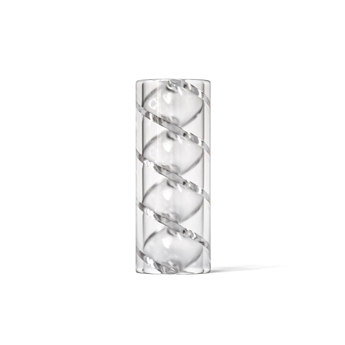 12mm Helix Noodle Glass Filter Tips - Clear 175ct