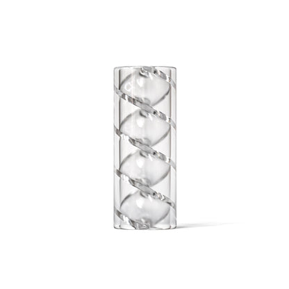 12mm Helix Noodle Glass Filter Tips - Clear 175ct