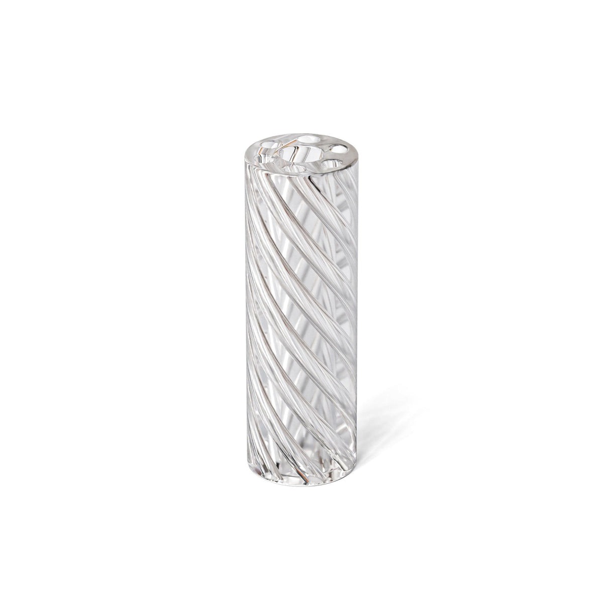 10mm Spiral Vortex Glass Filter Tips - Clear 175ct