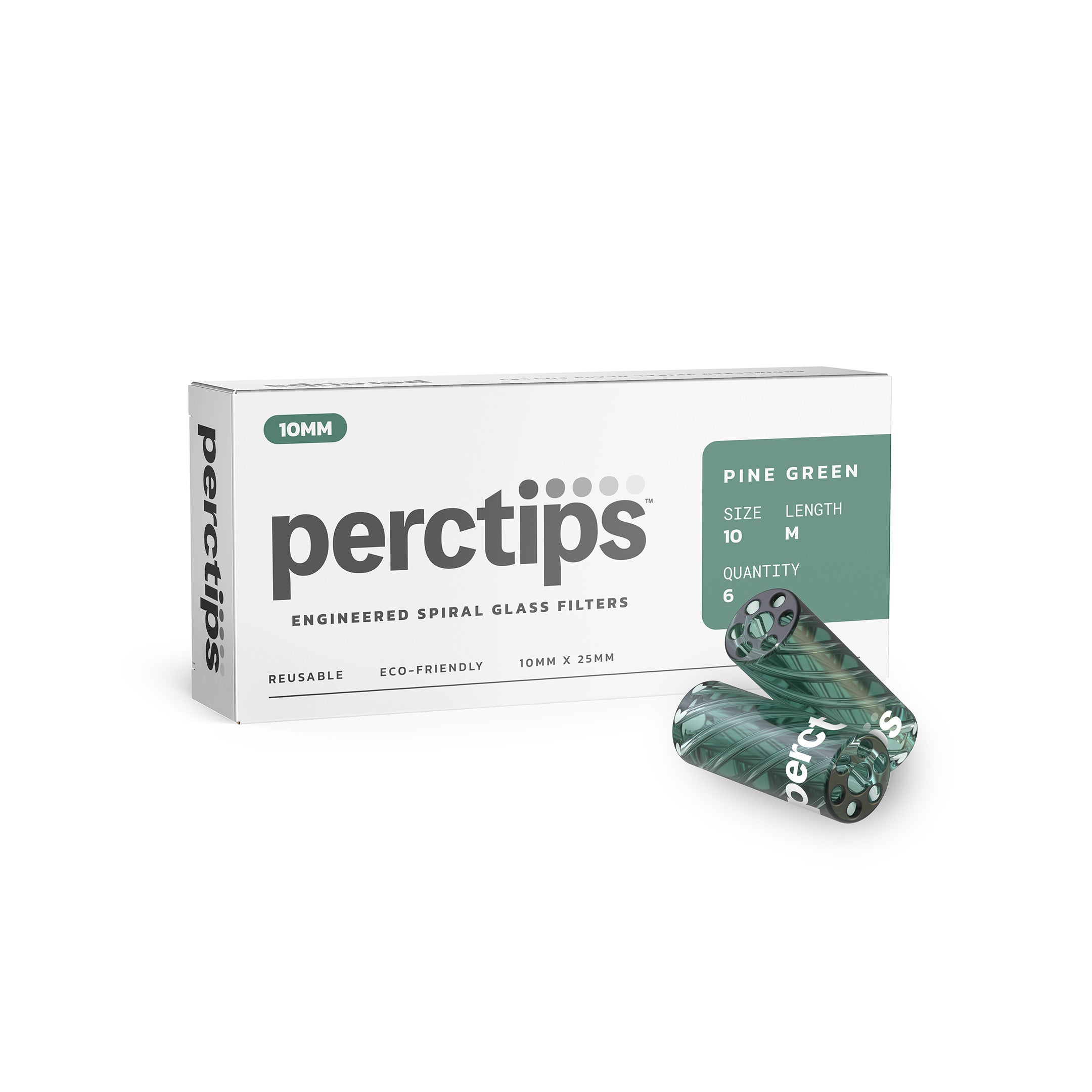 PercTips™ 10M Pine Green 6 Pack