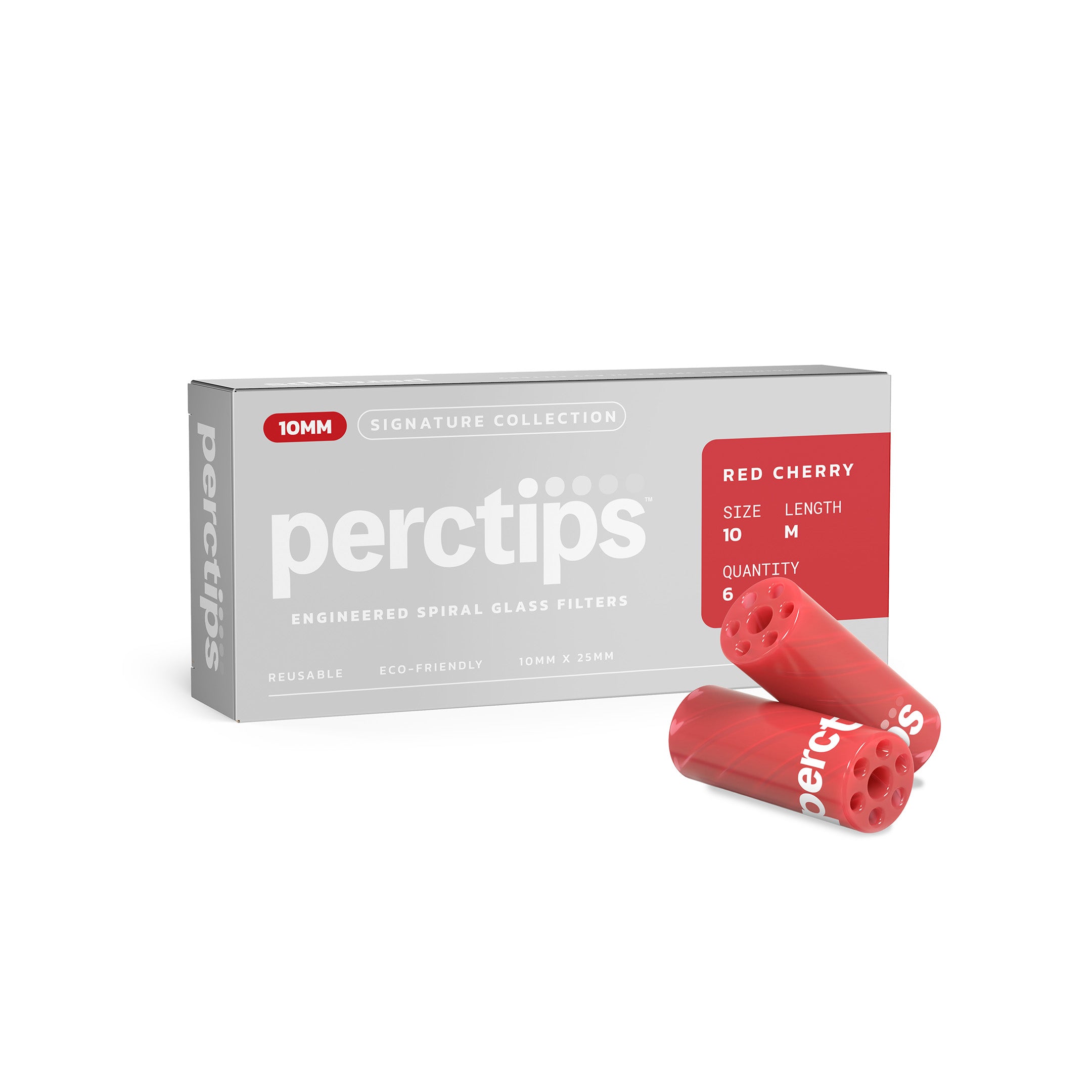 PercTips™ Signature 10M Red Cherry 6 Pack