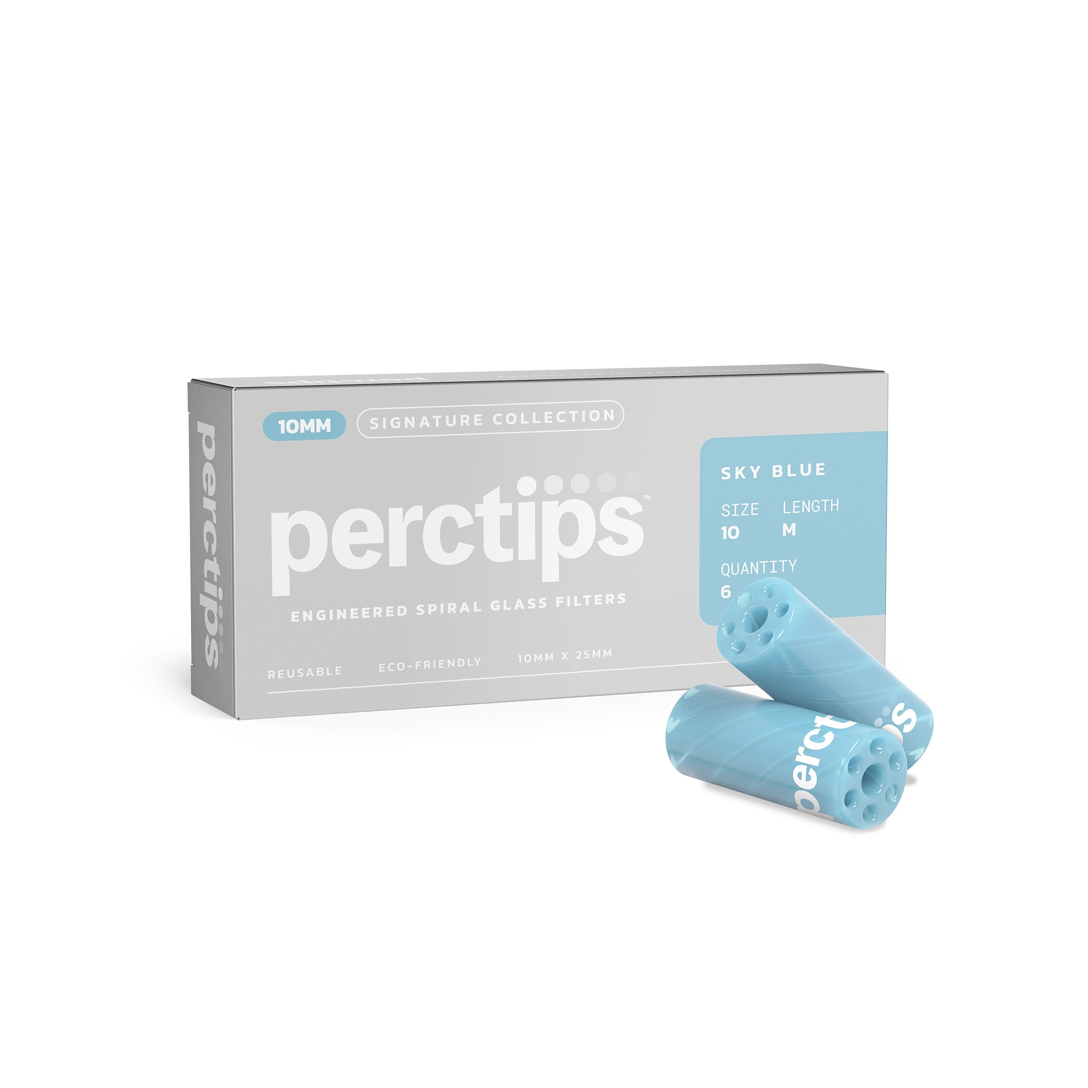 PercTips™ Signature 10M Sky Blue 6 Pack