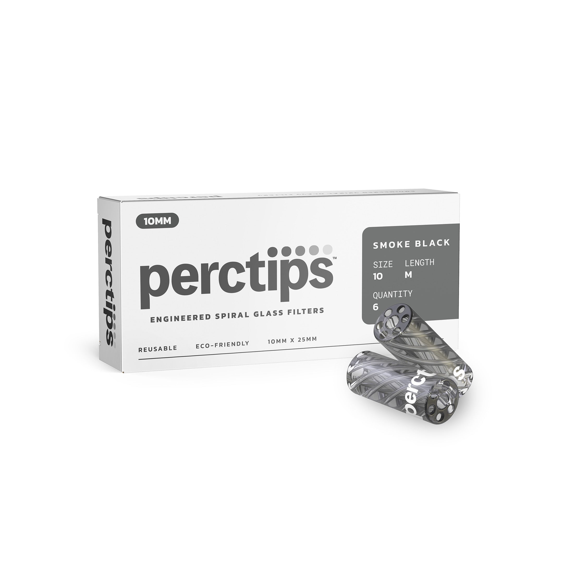 PercTips™ 10M Smoke Black 6 Pack